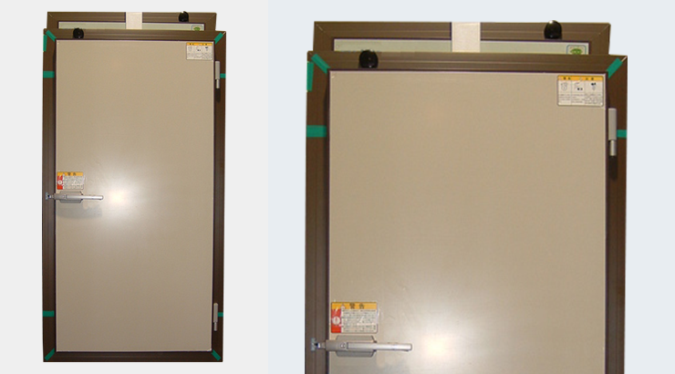事例③：業務用冷蔵庫ドアパネル枠材